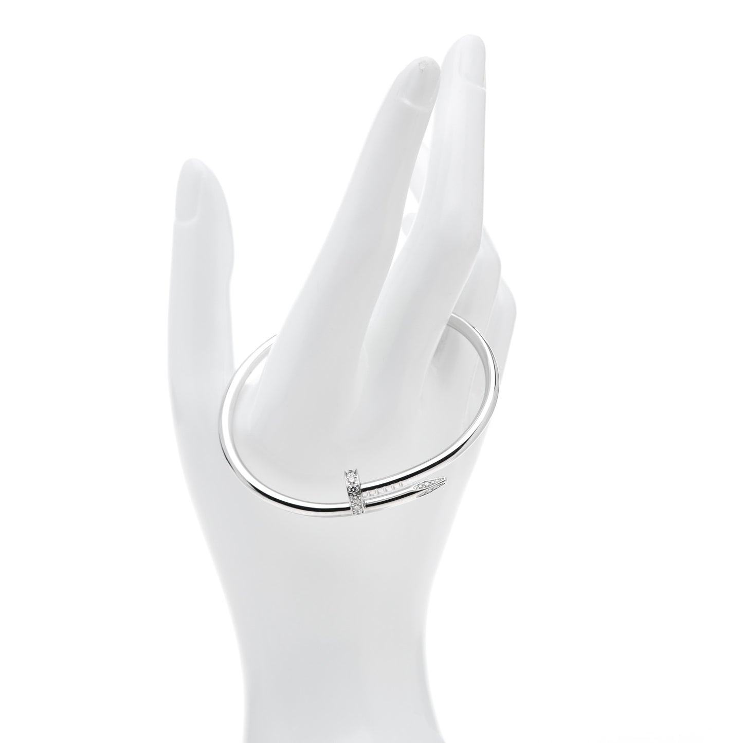 18K White Gold Diamond Juste Un Clou Bracelet 18