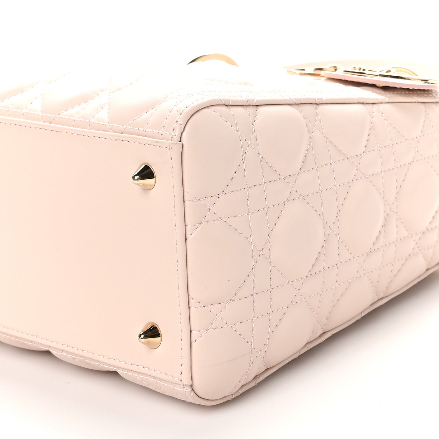 Lambskin Cannage Medium Lady Dior Light Pink