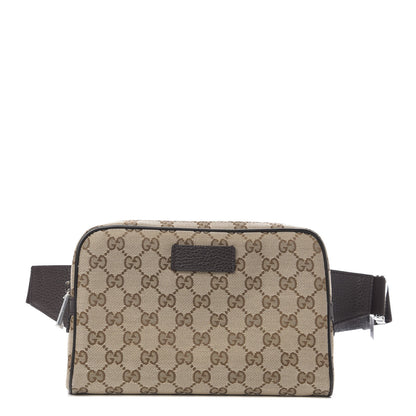 Gucci Monogram Belt Bag Dark Brown 1 of 19