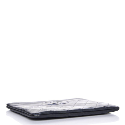 Chanel Metallic Caviar Quilted Medium Maxi CC Cosmetic Case Black 4 of 7