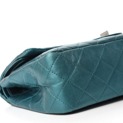 Chanel Metallic Calfskin Quilted 2.55 Reissue 227 Flap Turquoise 6 of 14