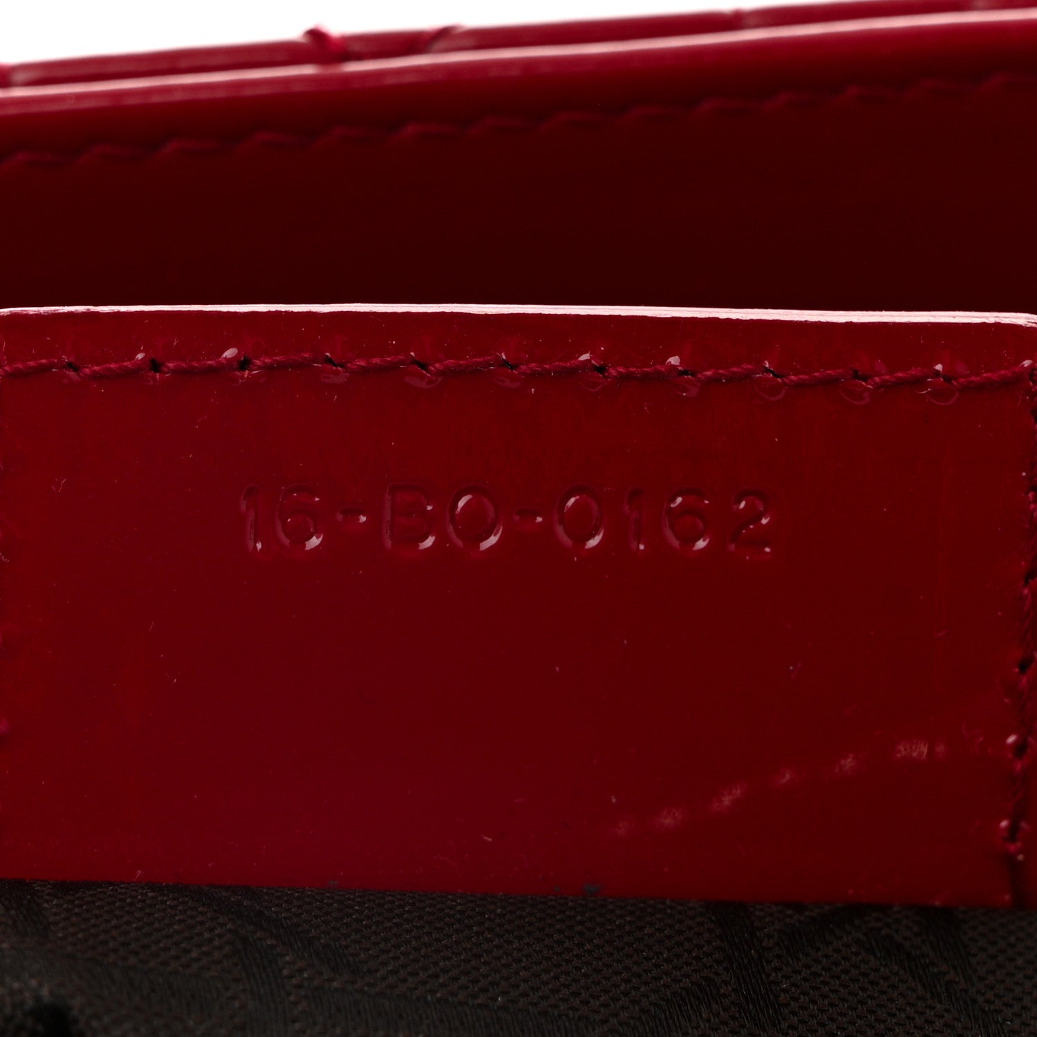 Christian Dior Patent Cannage Medium Lady Dior Red 7 of 10
