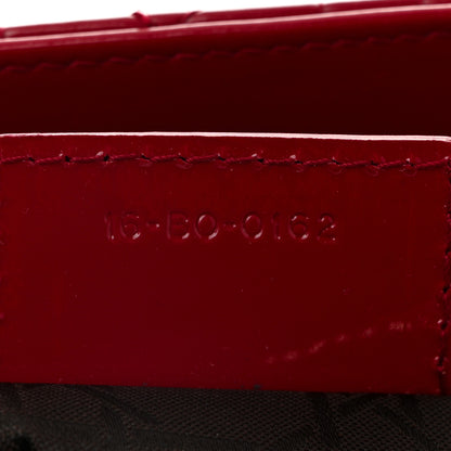 Christian Dior Patent Cannage Medium Lady Dior Red 7 of 10