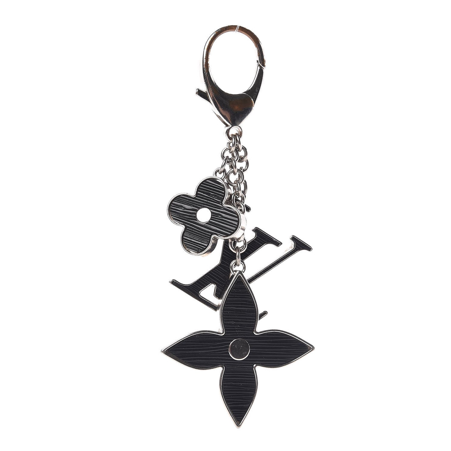 Electric Epi Fleur d'Epi Bag Charm Black