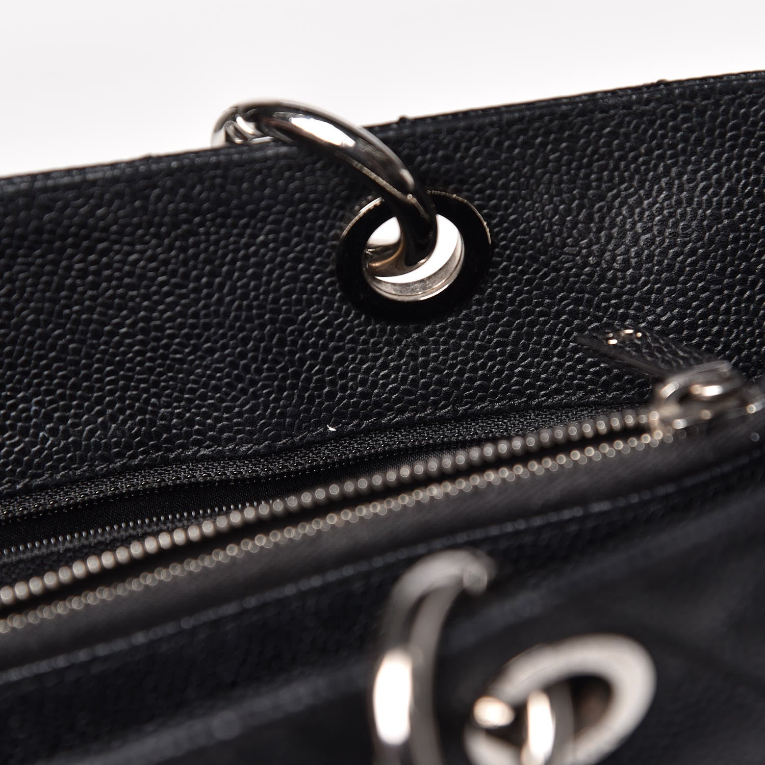 Chanel Caviar Quilted Grand Shopping Tote GST Black 11 of 11