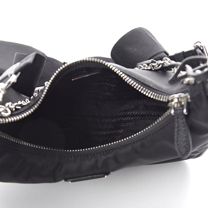 Prada Nylon Re-Edition 2005 Shoulder Bag Black 6 of 9