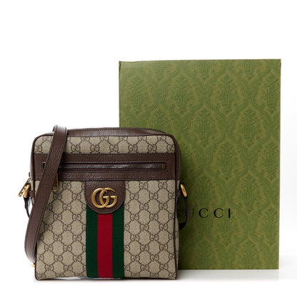 Gucci GG Supreme Monogram Web Small Ophidia Messenger Bag Brown 15 of 15