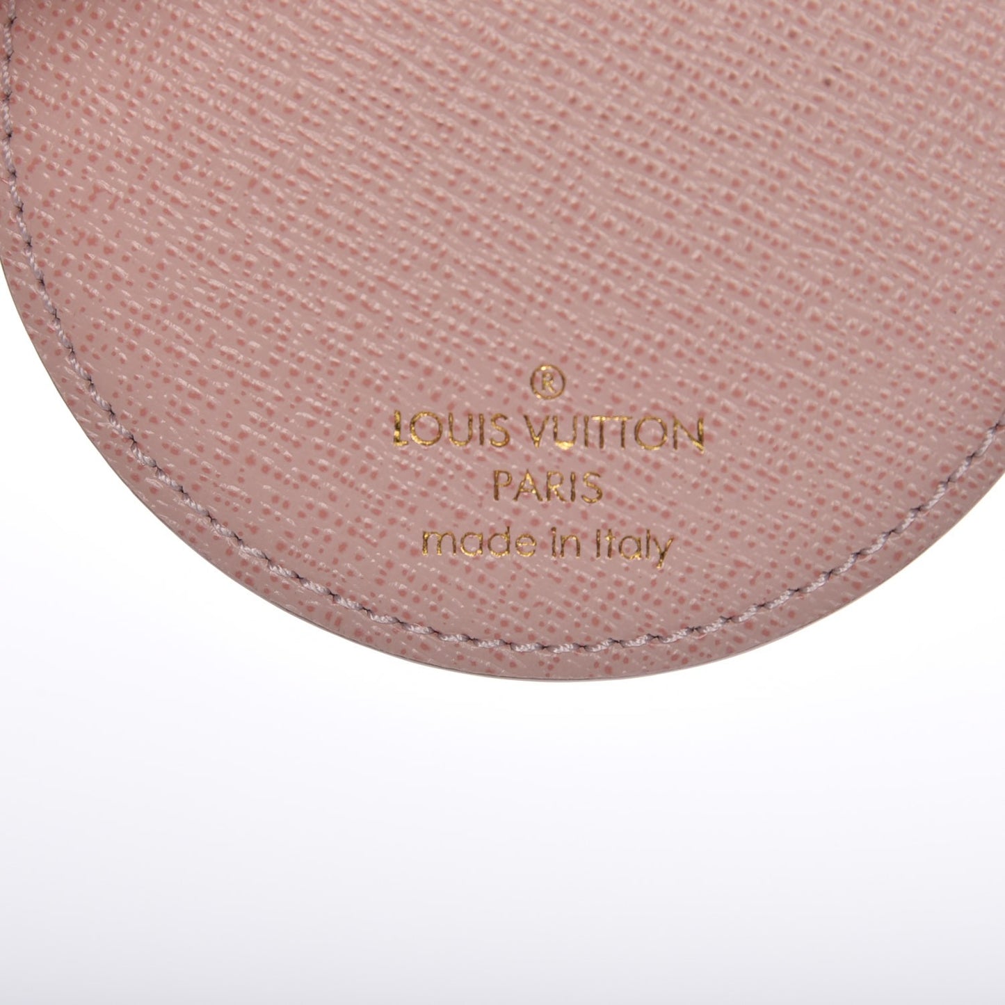 Monogram LV Mirror Key Holder Rose Ballerine