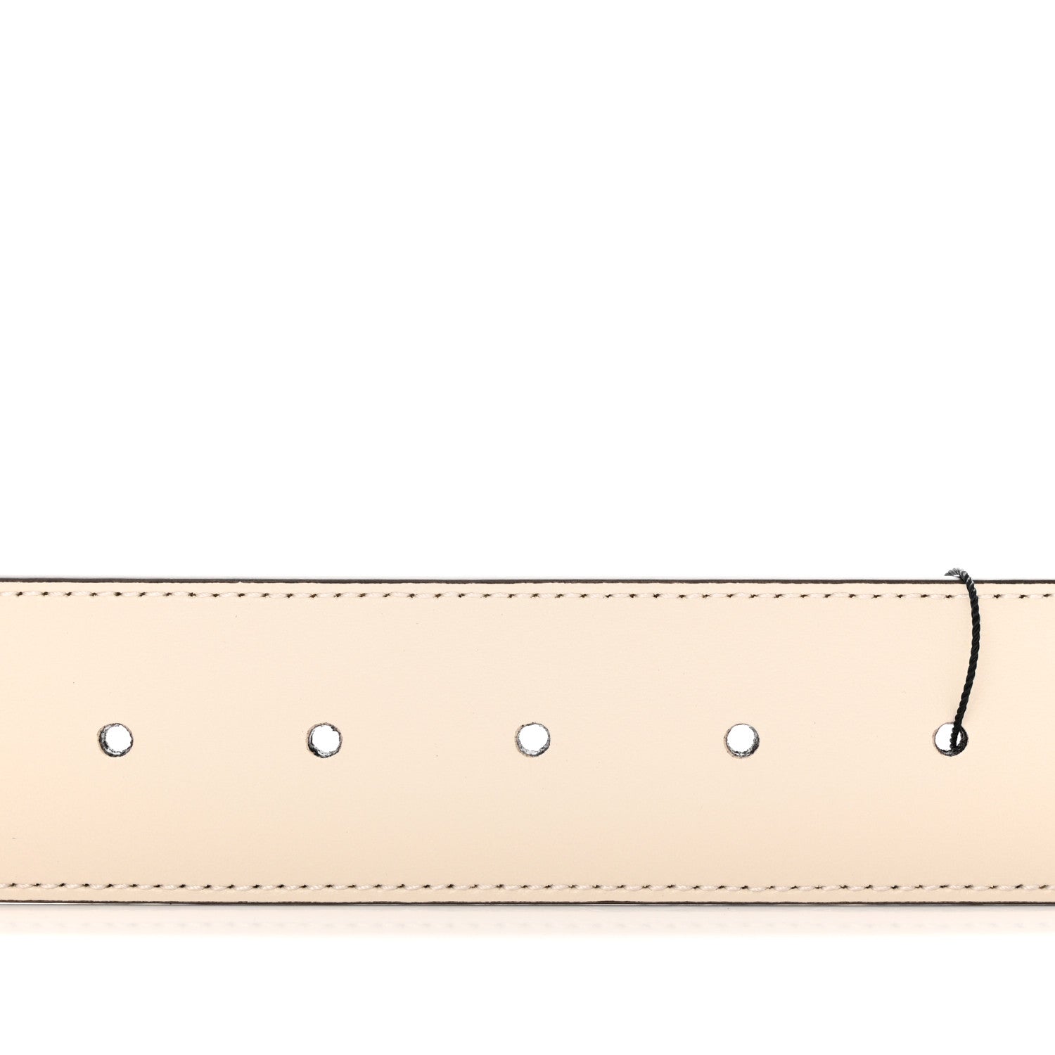 Gucci Plutone Calfskin Palladium Double G 40mm Belt 80 32 Mystic White 5 of 5