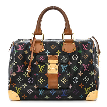 Louis Vuitton Monogram Multicolor Speedy 30 Black 1 of 15