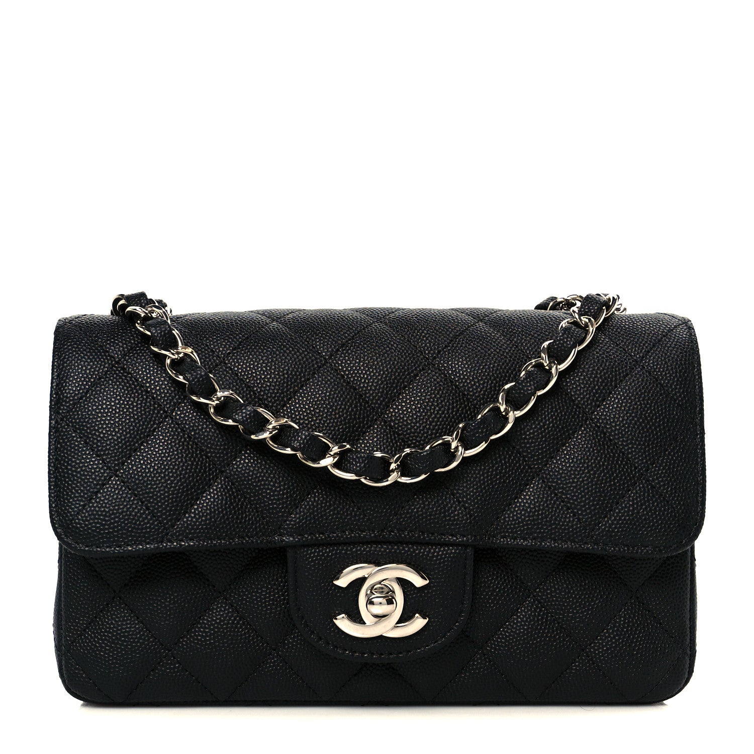 Chanel Caviar Quilted Mini Rectangular Flap Black 1 of 12
