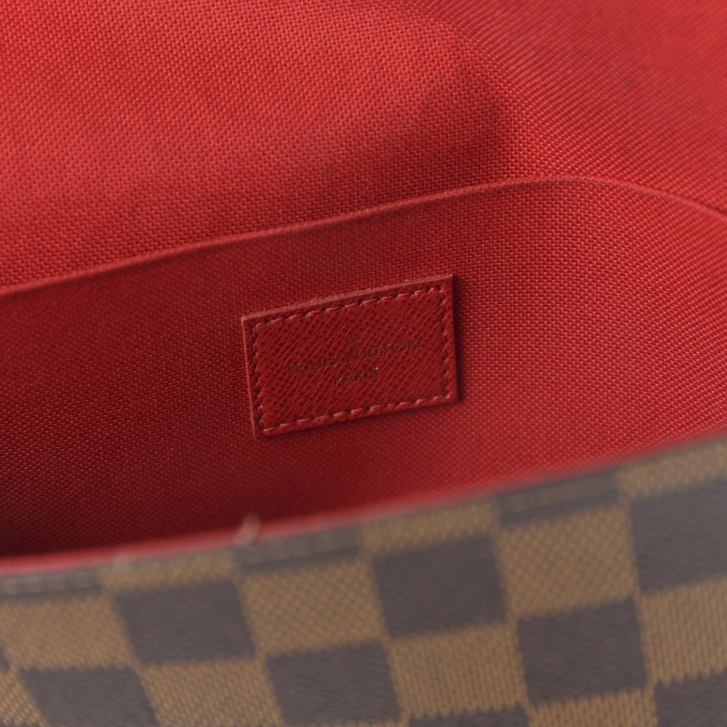 Louis Vuitton Damier Ebene Pochette Felicie Chain Wallet 8 of 10