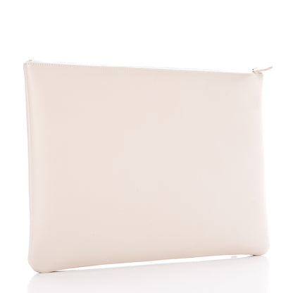 Chanel Caviar Studded Large Deauville Pouch Beige 3 of 10