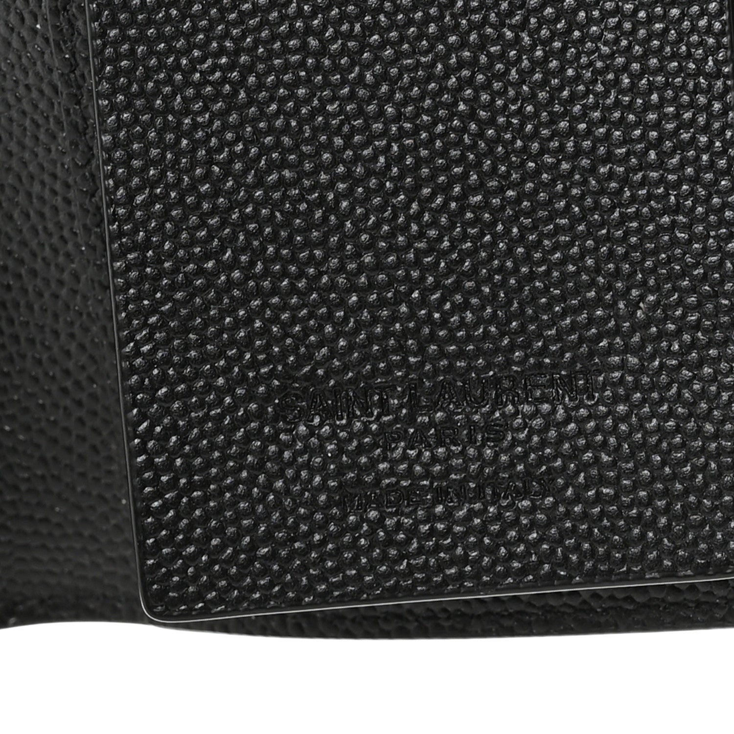 Saint Laurent Grain De Poudre Key Holder Wallet Black 6 of 8
