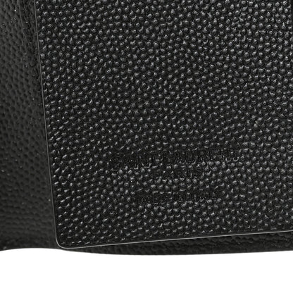 Saint Laurent Grain De Poudre Key Holder Wallet Black 6 of 8