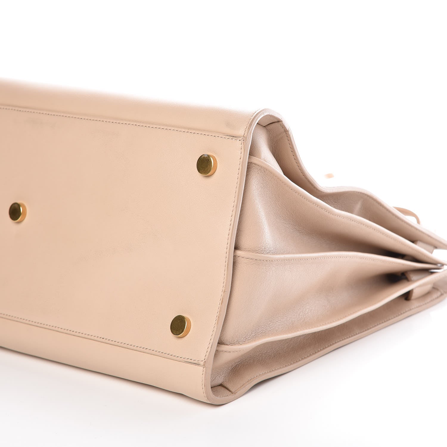 Saint Laurent Calfskin Large Sac De Jour Carryall Beige 9 of 13