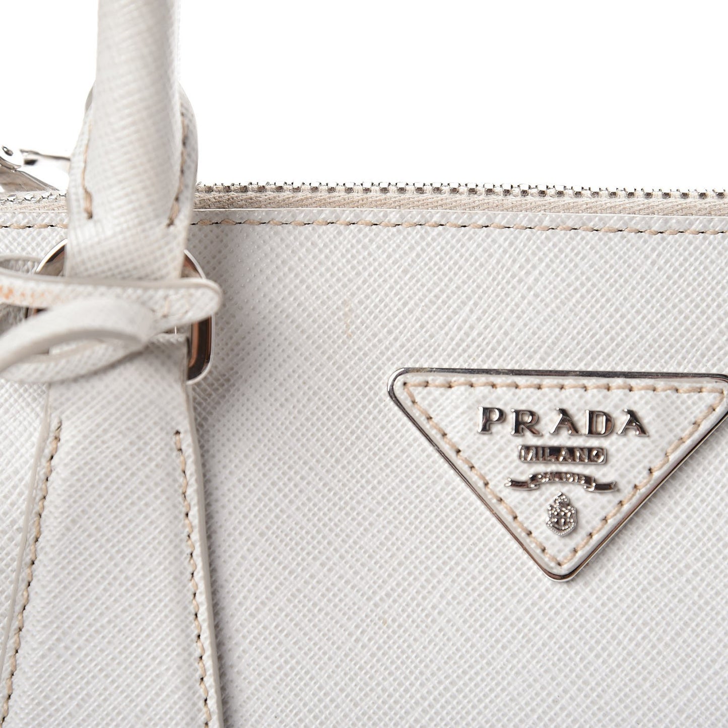Saffiano Lux Medium Promenade Tote Talco