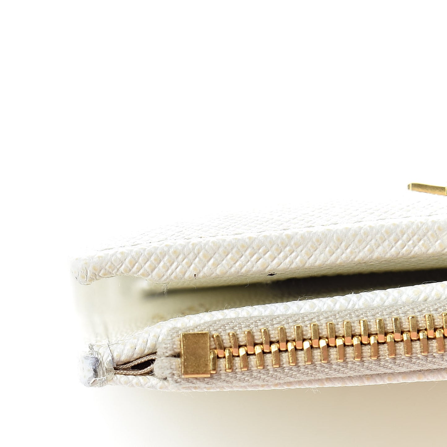 Saffiano Metal Wallet Bianco