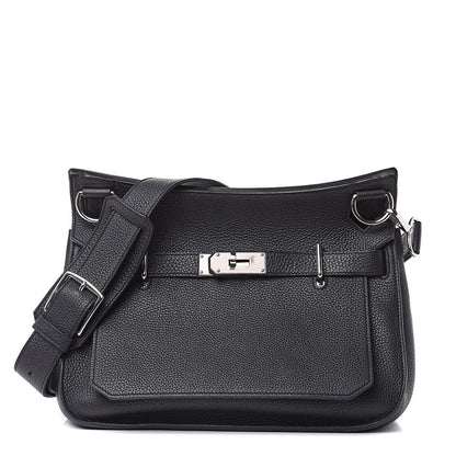 Hermes Taurillon Clemence Jypsiere 31 Black 1 of 9