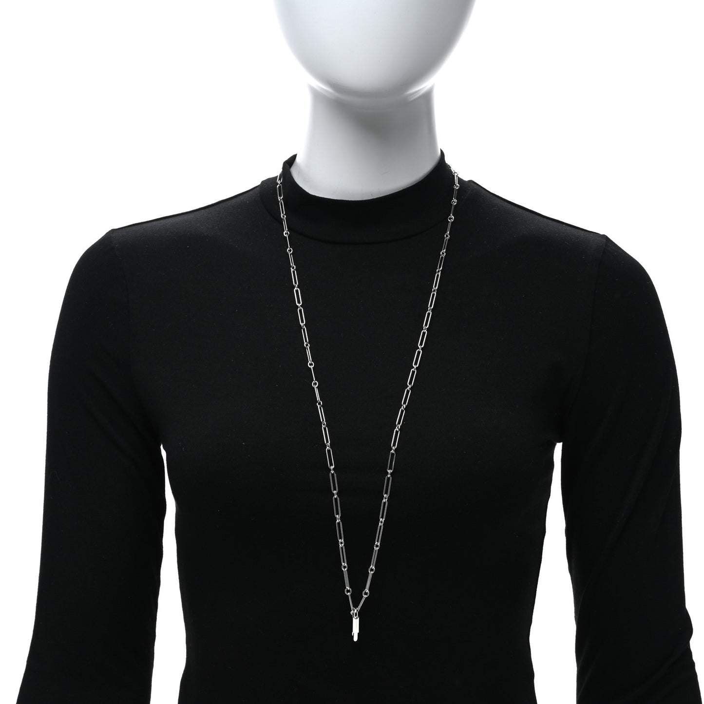 Palladium Curiosite Long Necklace