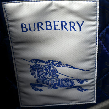 Burberry Lambskin Large Shield Messenger Bag Slate 6 of 9