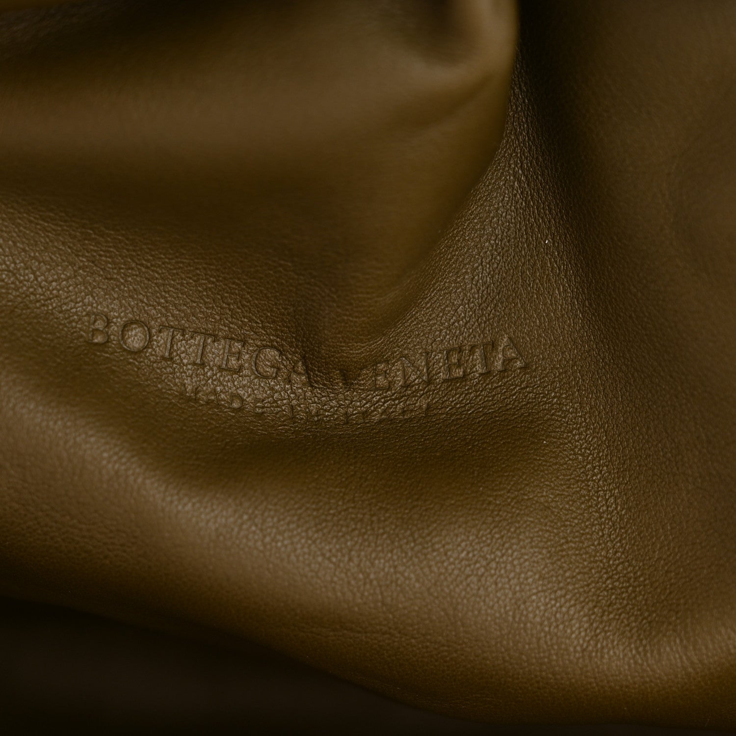 Bottega Veneta Smooth Butter Calf The Pouch Oversized Clutch Kaki Fondent 6 of 10