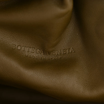 Bottega Veneta Smooth Butter Calf The Pouch Oversized Clutch Kaki Fondent 6 of 10
