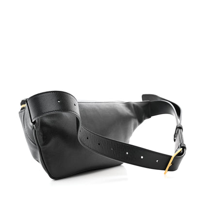 Saint Laurent Grain De Poudre Monogram Belt Bag Black 3 of 12