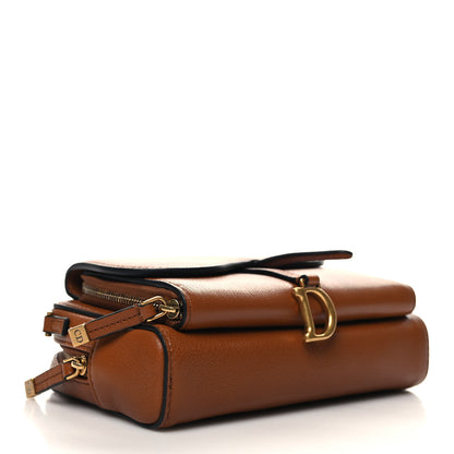 Christian Dior Goatskin Double Saddle Pouch Tan 4 of 11