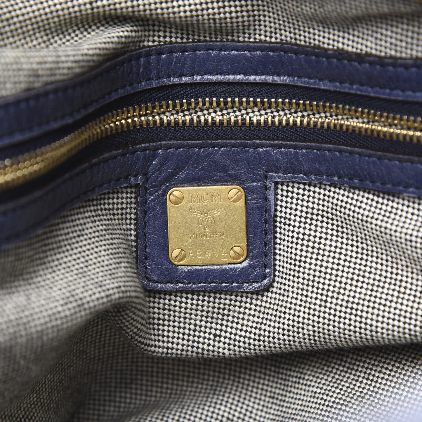 Calfskin Satchel Grey