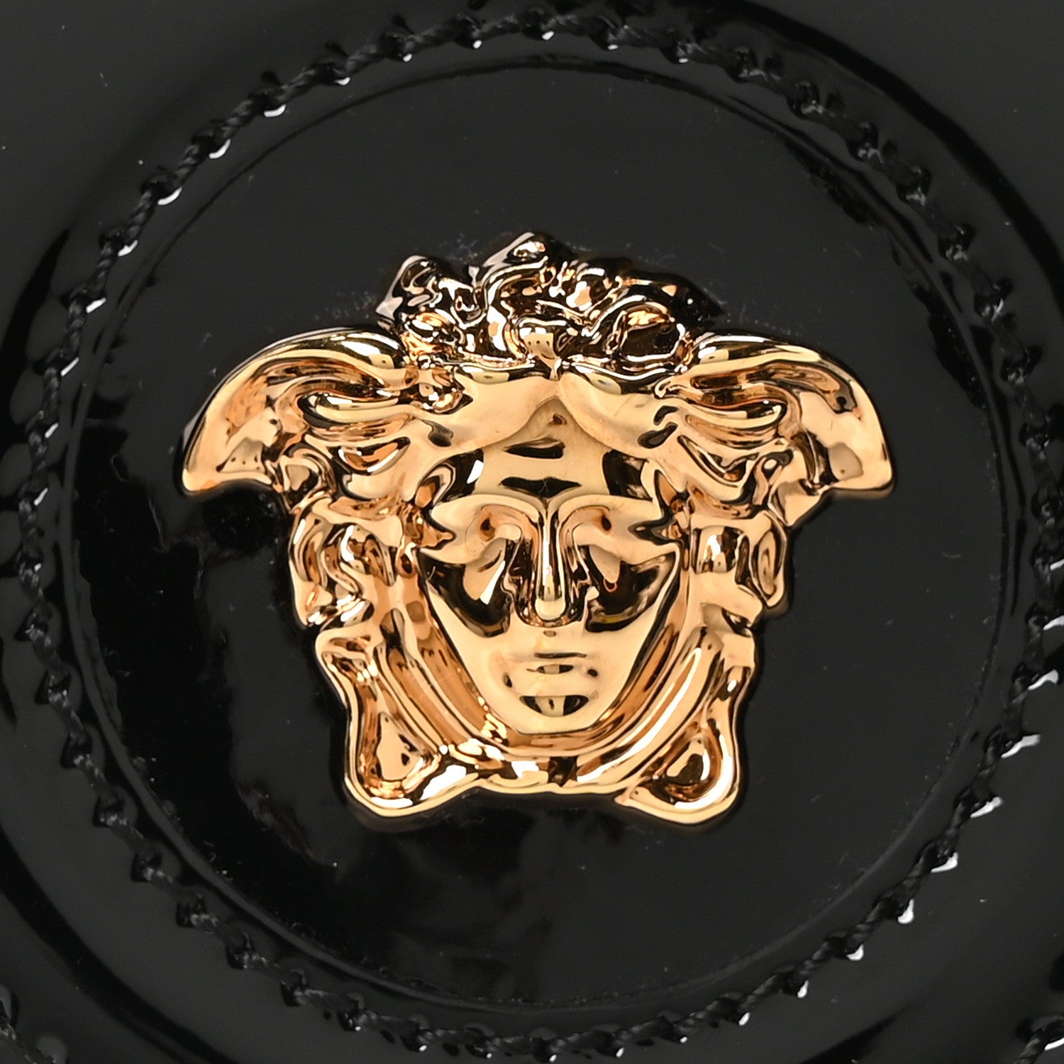 Versace Patent Mini La Medusa Bag Black 7 of 9