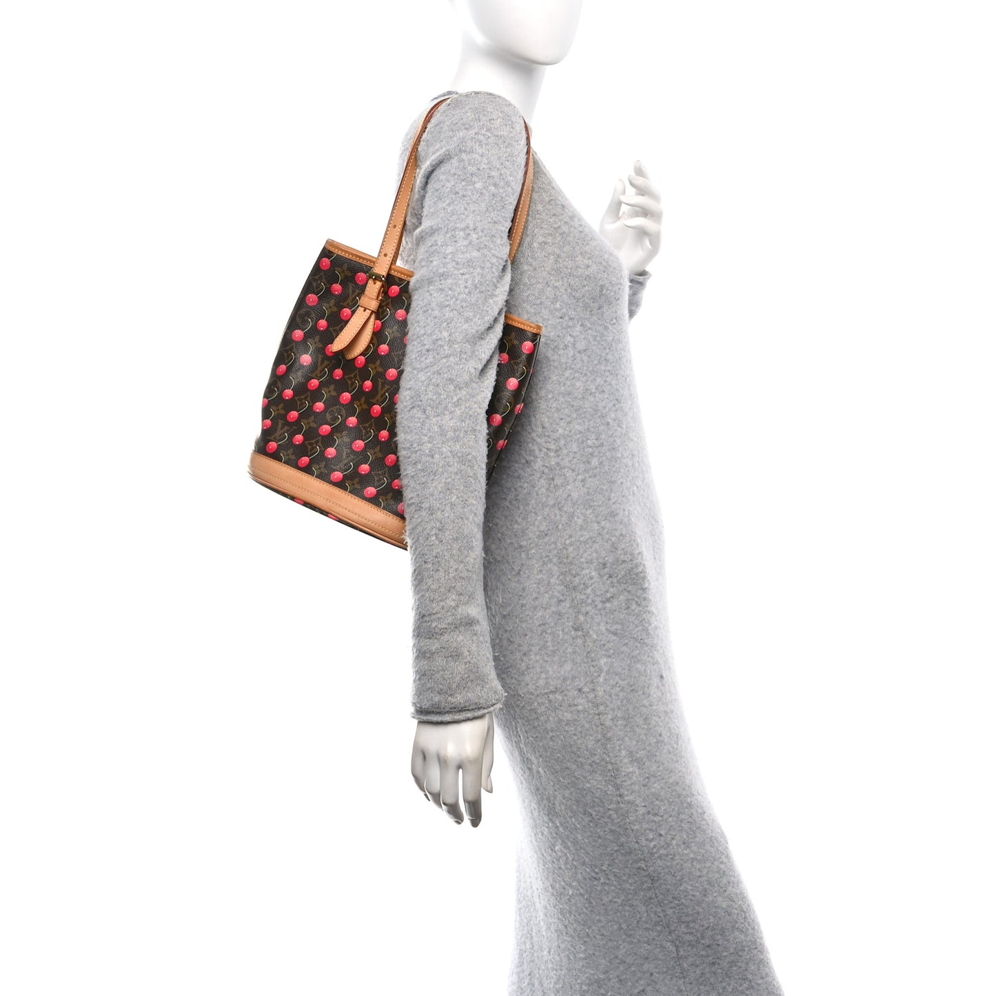 Monogram Cerises Bucket Bag