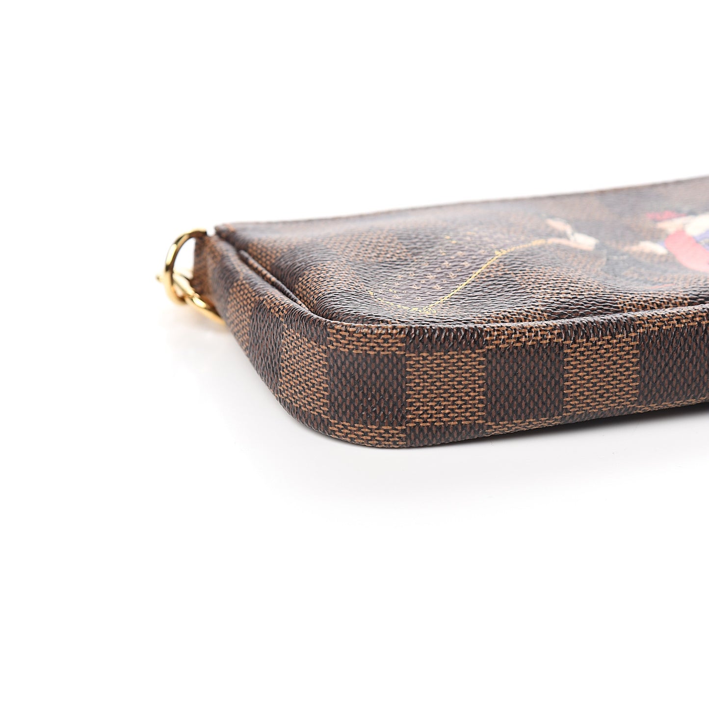 Damier Ebene Illustre Mini Pochette Accessories Violet