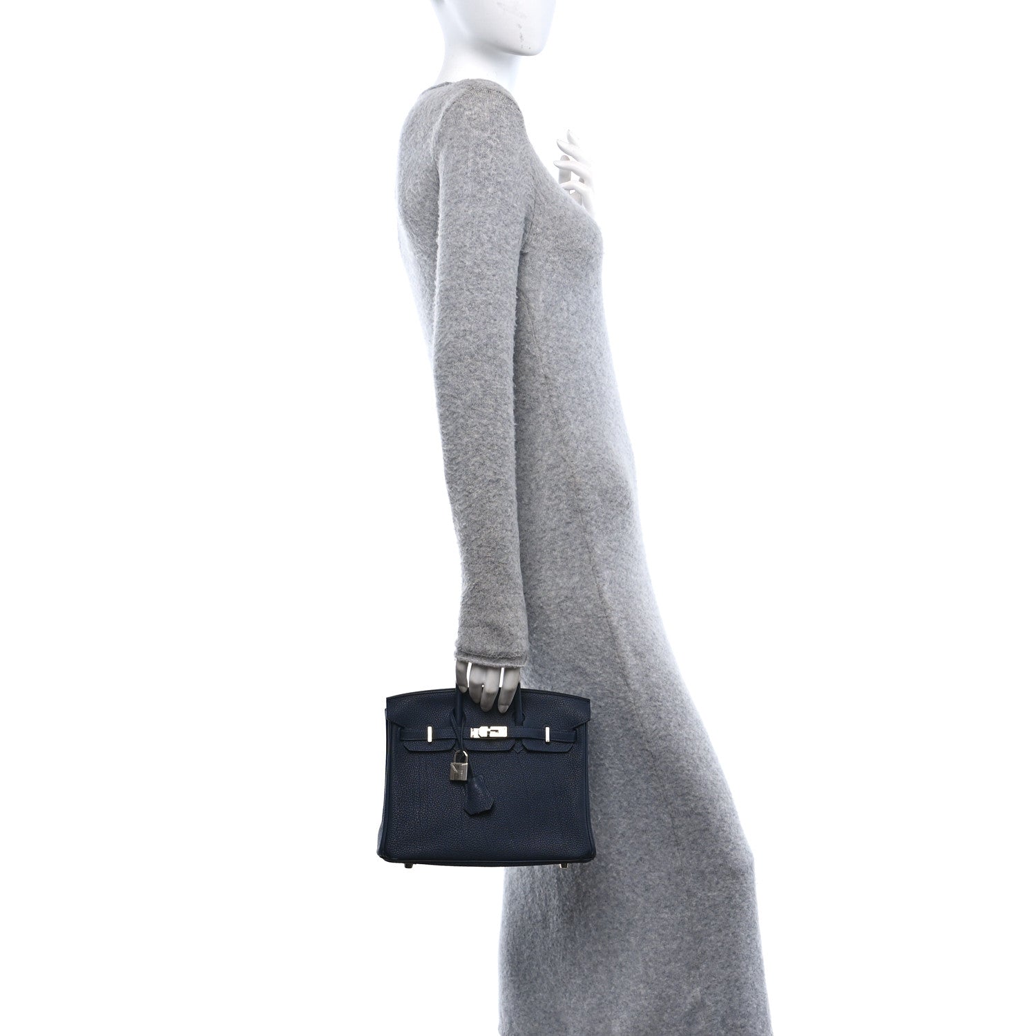 Hermes Togo Birkin 25 Bleu Nuit 2 of 12
