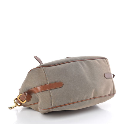 Prada Jacquard Logo Handbag Corda Brandy 4 of 10