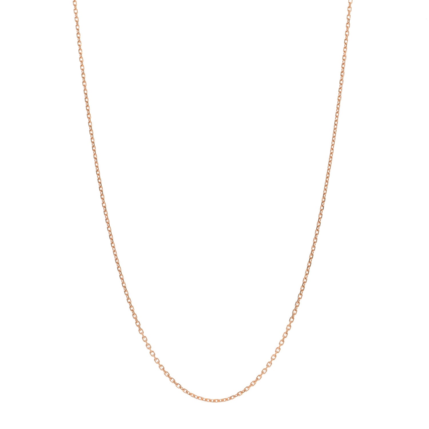 Van Cleef & Arpels VAN CLEEF & ARPELS 18K Rose Gold Trace Chain Necklace 1 of 5