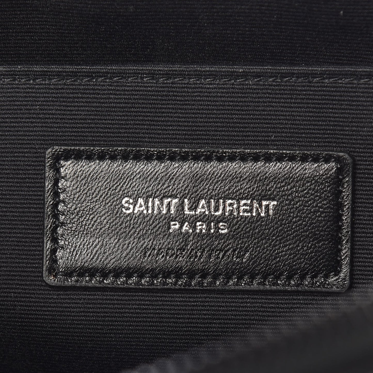 Texturized Patent Monogram iPad Case Black