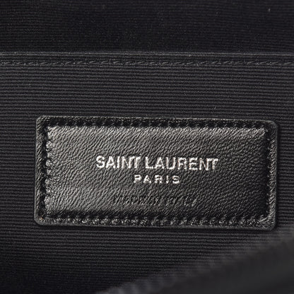Saint Laurent Texturized Patent Monogram iPad Case Black 6 of 8