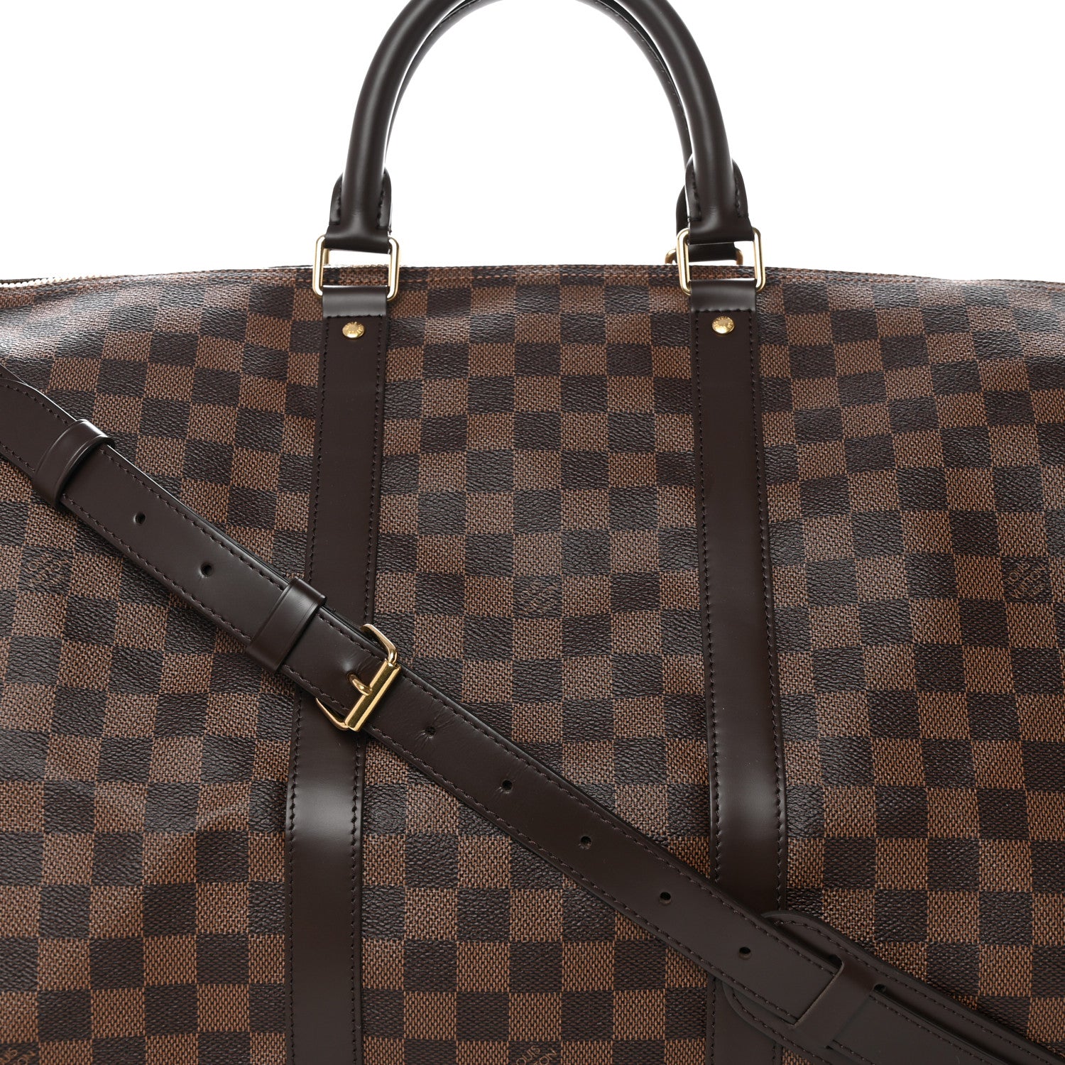 Louis Vuitton Damier Ebene Keepall Bandouliere 55 5 of 7