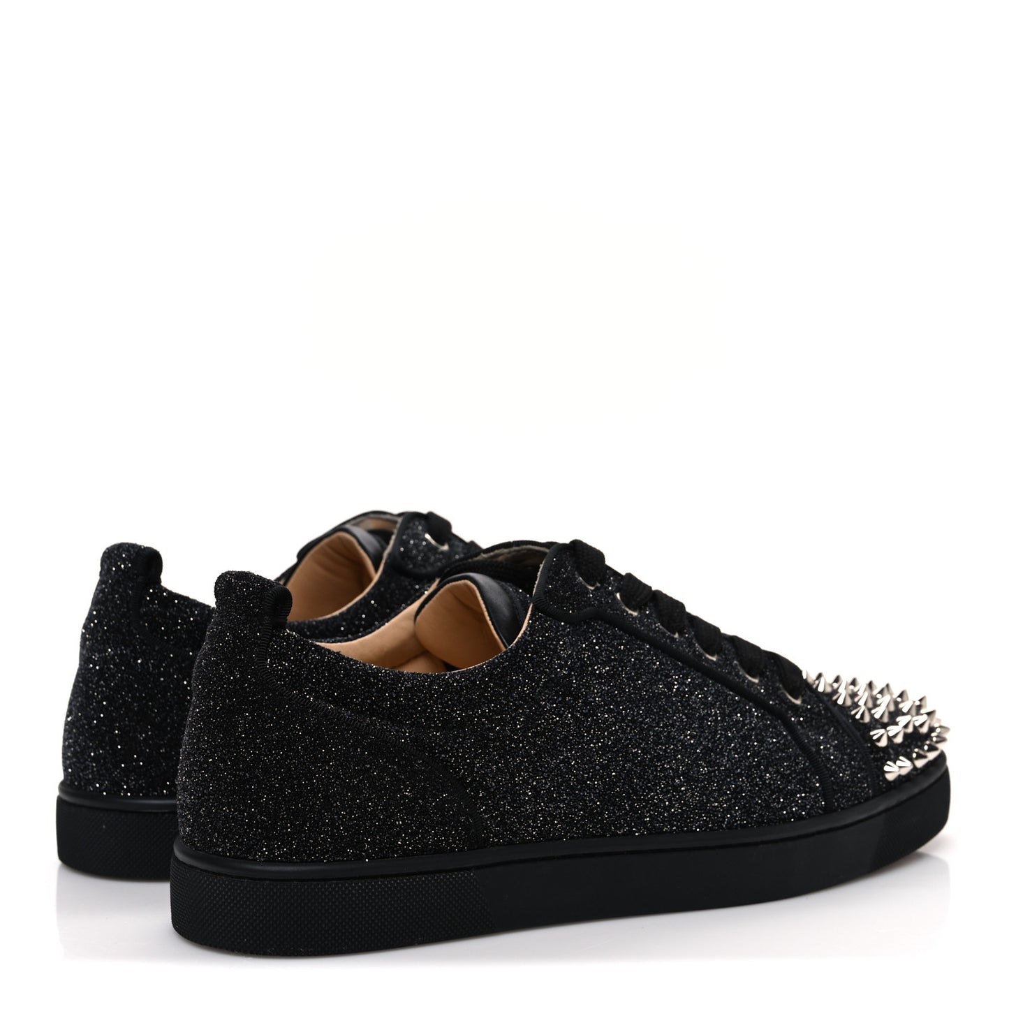 Crosta Womens Vieira Spiked Flat Comete Sneakers 41 Black