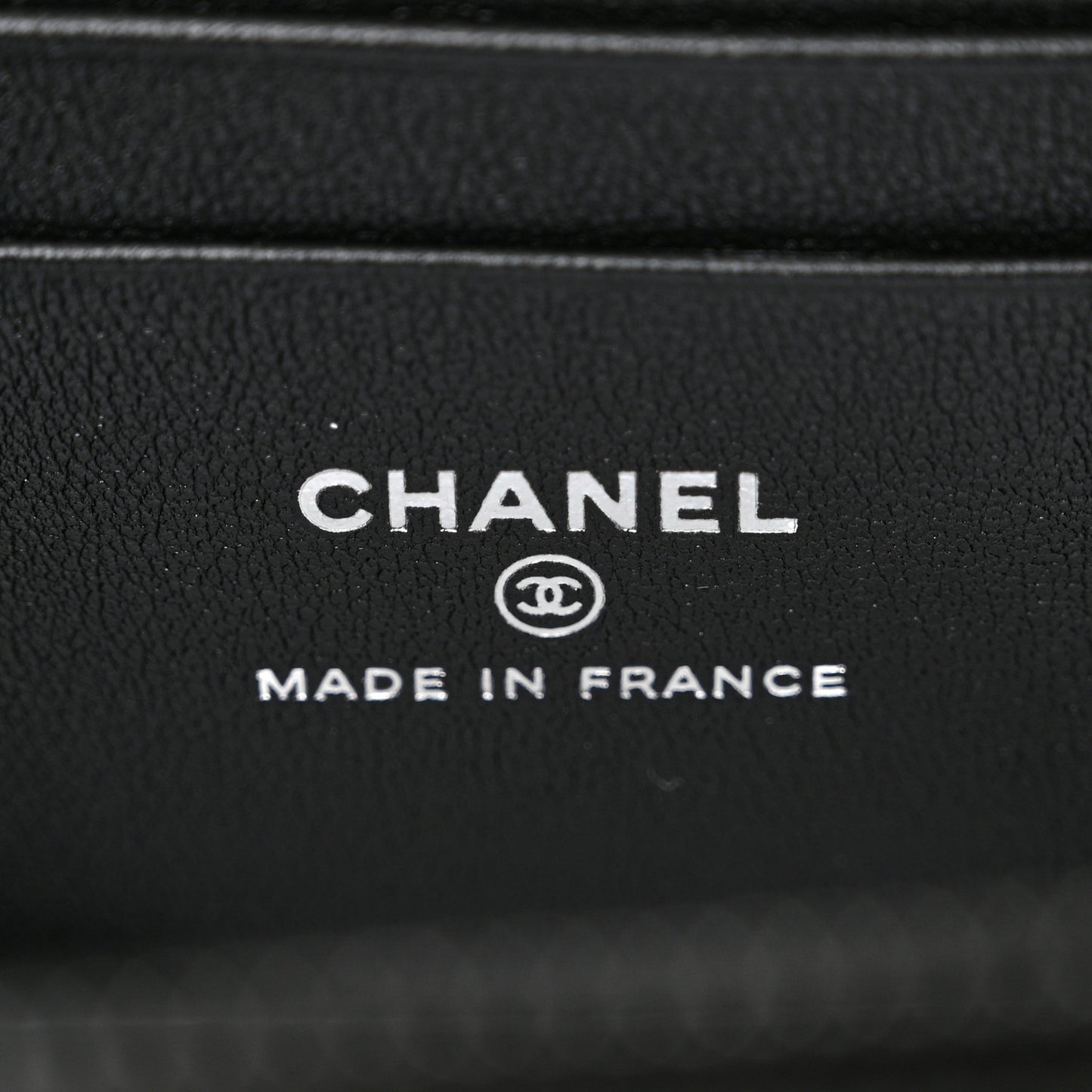 Lambskin Quilted Small Top Handle Vanity Case With Chain So Black