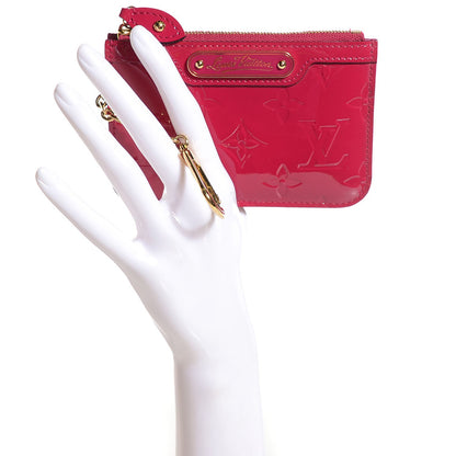 Louis Vuitton Vernis Key Pouch Rose Indien 2 of 8