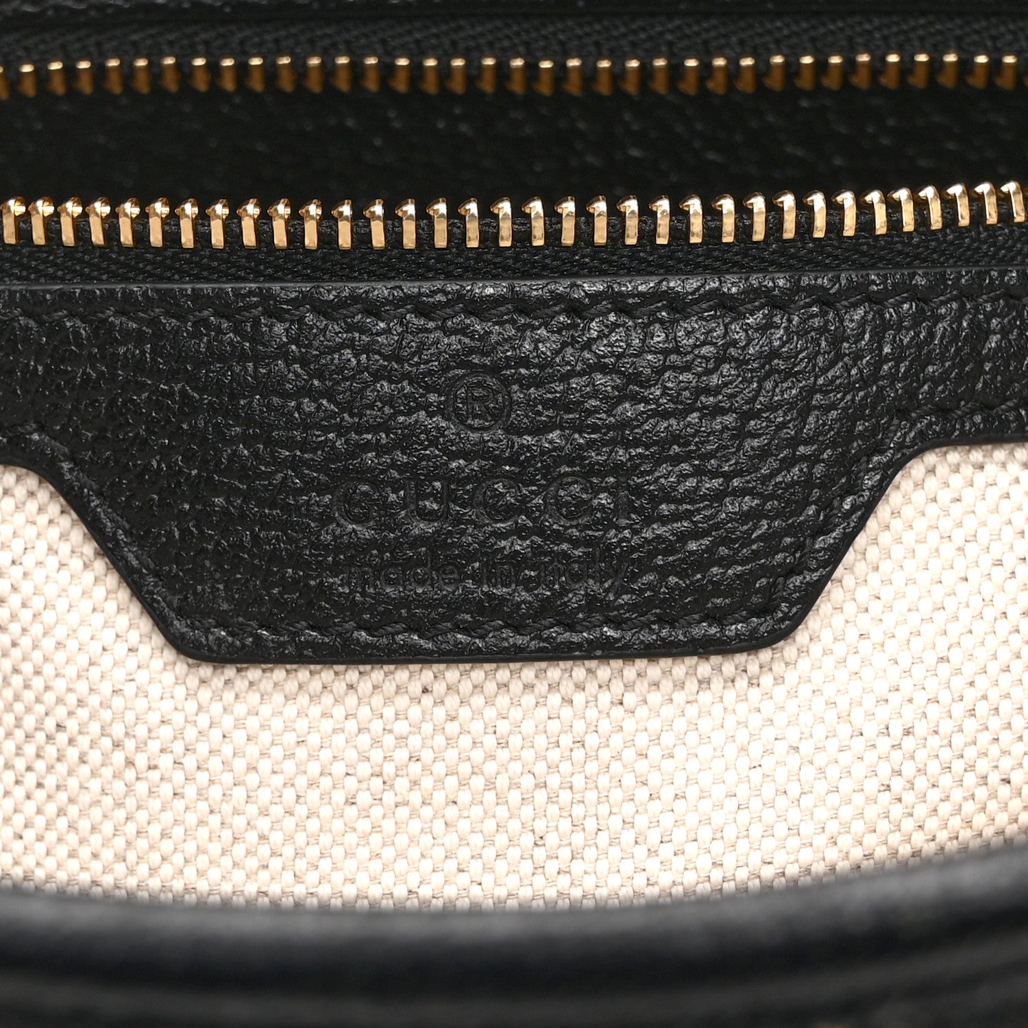 Gucci Jacquard Denim GG Monogram Small Jackie 1961 Hobo Black Ivory 6 of 11