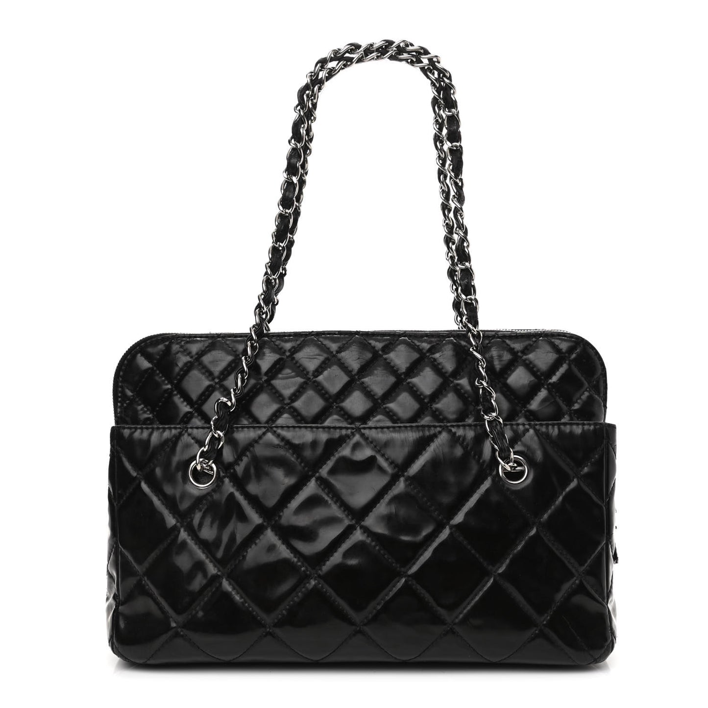 Vinyl Quilted In The Business Tote Black