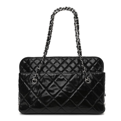 Chanel Vinyl Quilted In The Business Tote Black 1 of 17