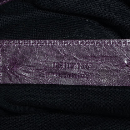 Balenciaga Agneau Classic Hardware Work Raisin 6 of 8