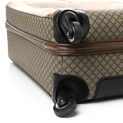 Gucci Diamante Plus Four Wheel Trolley Suitcase Brown 8 of 13