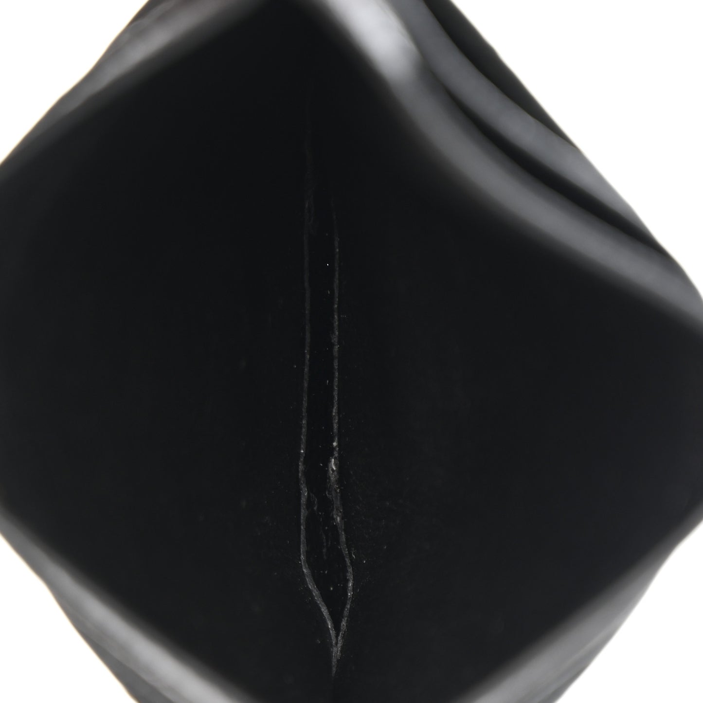 Grain De Poudre Matelasse Chevron Monogram Credit Card Case Black