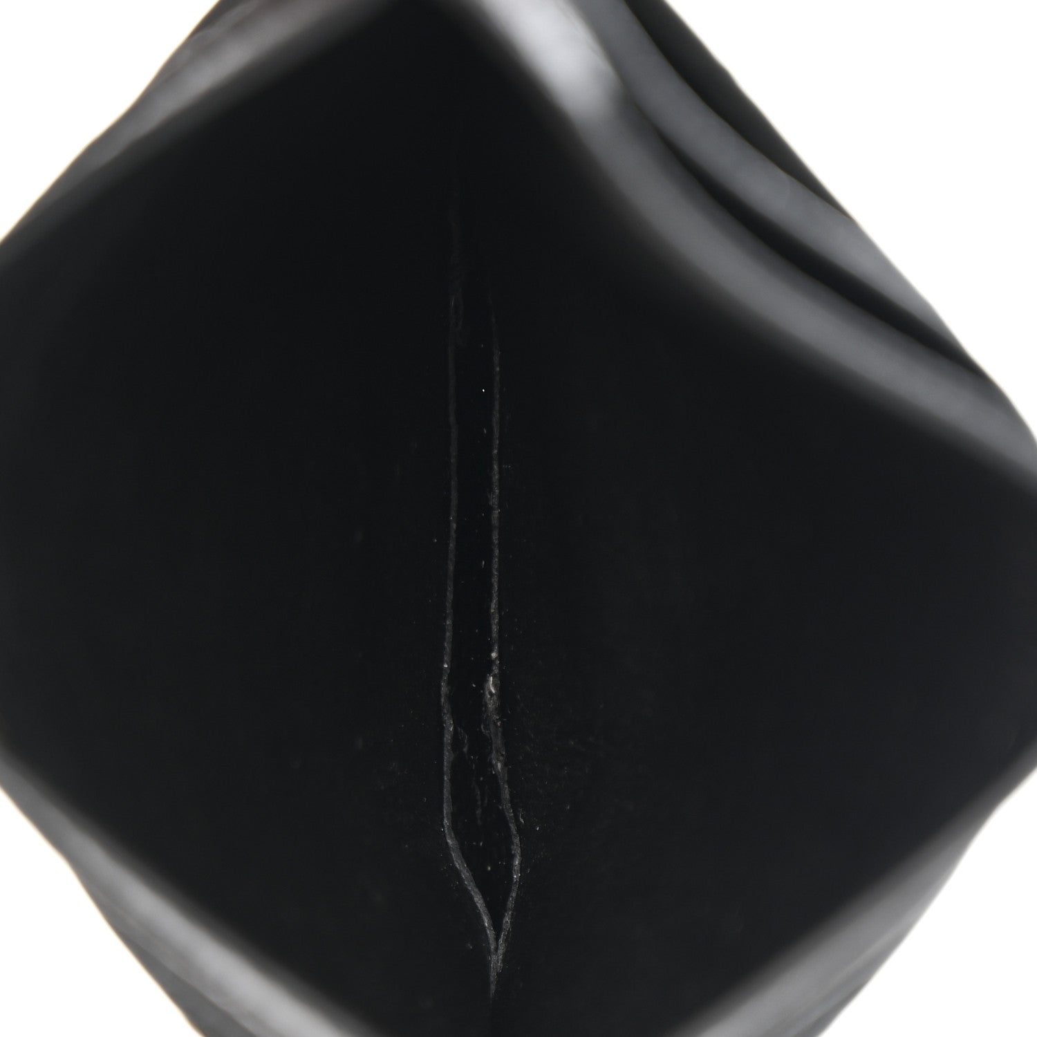 Saint Laurent Grain De Poudre Matelasse Chevron Monogram Credit Card Case Black 5 of 8