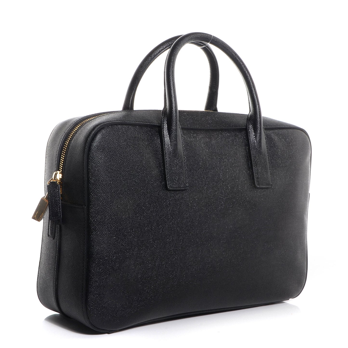 Grain de Poudre Medium Museum Briefcase Black